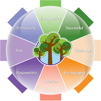 Tree Tops Primary Academy vision wheel