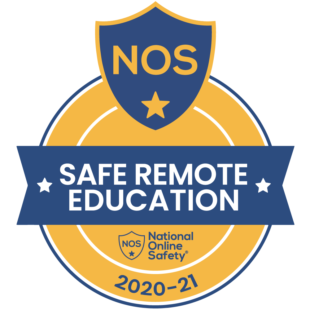 NOS Safe remote education certification graphic